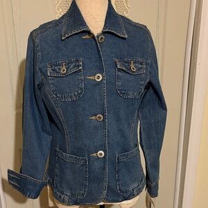 Women’s Denim Jacket Sz PM by Sag Harbor Jean Company NOS